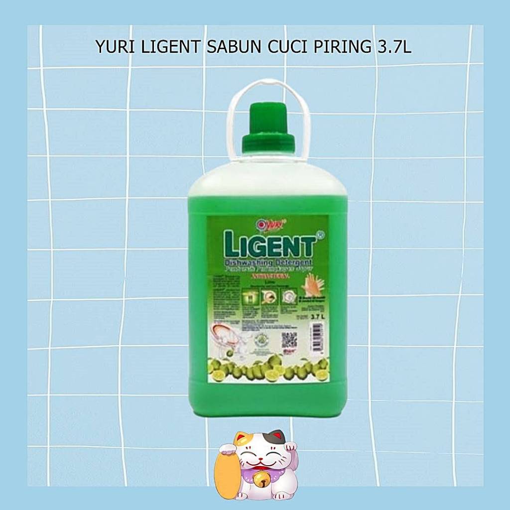 Yuri Ligent Sabun Cuci Piring Jerigen 3.7 Liter