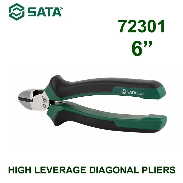 Tang Potong 6" 72301 High Leverage Diagonal Pliers SATA
