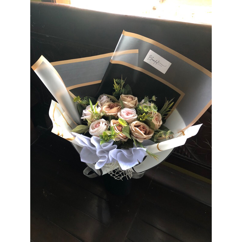 bouquet bunga palsu/artificial