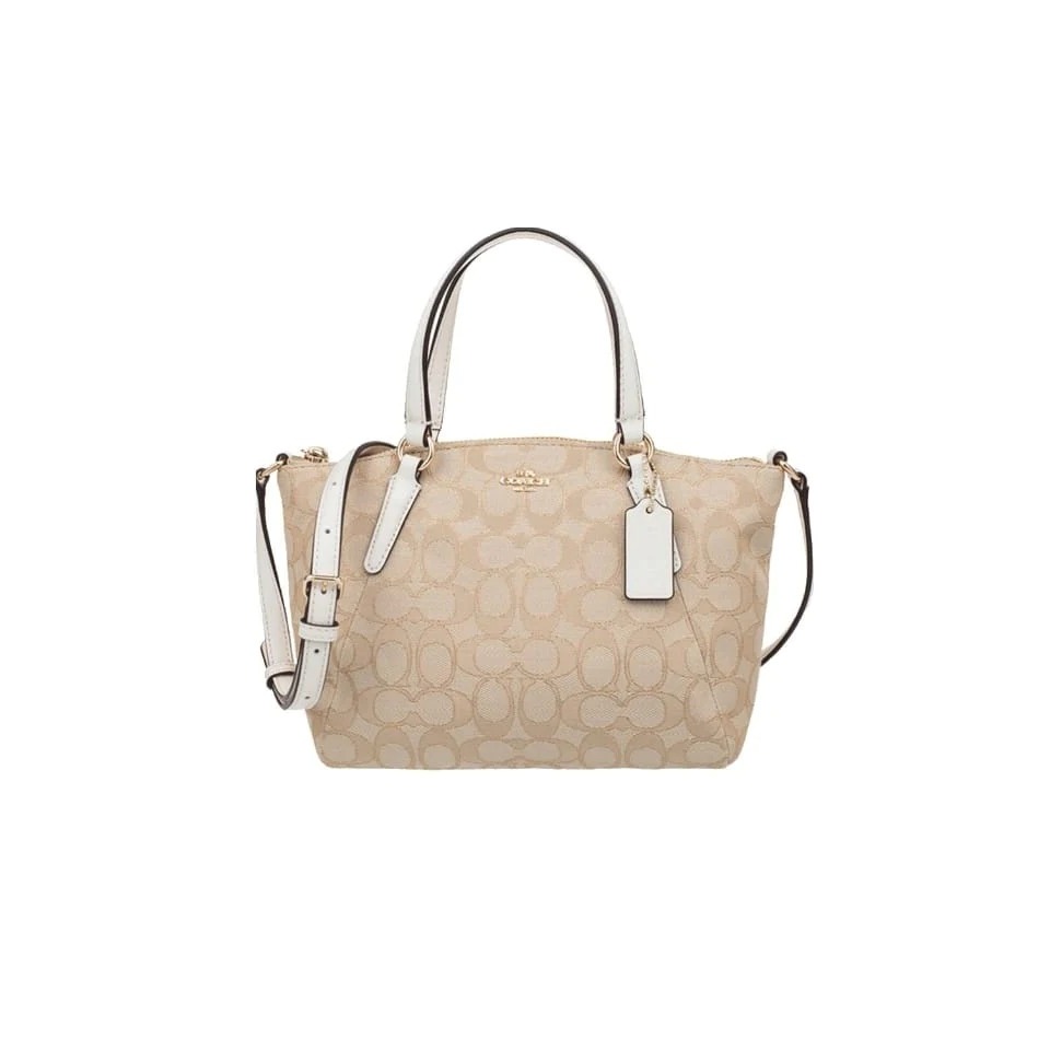 READY STOCK COACH FS28989 Small Kelsey Satchel Tote Bag in White