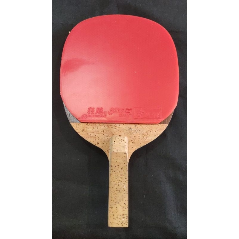 Kayu Bet Butterfly Hadraw Rvlver & Karet / Bet Pingpong Tenis Meja (BEKAS)