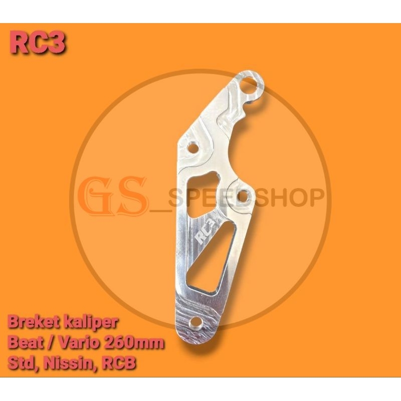 Breket Bracket Kaliper Caliper Cakram Pala Babi Depan RC3 Beat Vario 110 125 Karbu Fi Old dan New Es