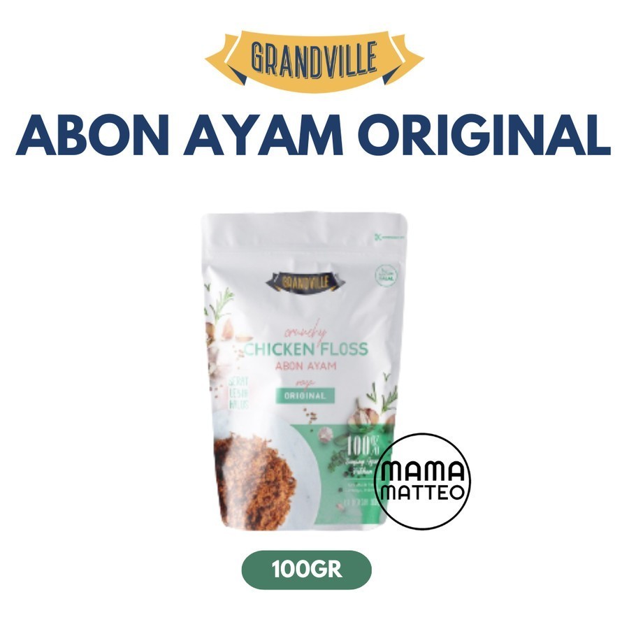 

GRANDVILLE Abon Crunchy Sapi Ayam Anak / Grand Ville Beef Chicken Floss Original Spicy Pedas /