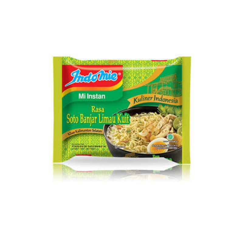 

(75g/pc)Indomie Mi Instan Soto Banjar Limau Kuit