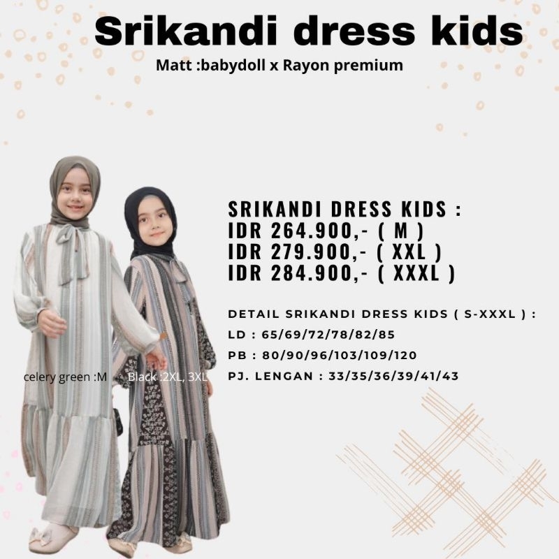 SRIKANDI Dress Kids