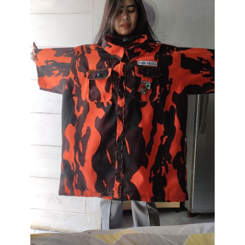 kemeja pdh pemuda pancasila jumbo baju loreng pp
