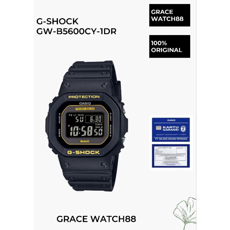 Jam Casio G-SHOCK GW-B5600CY-1DR GSHOCK CASIO Jam tangan bluetooth Tough solar