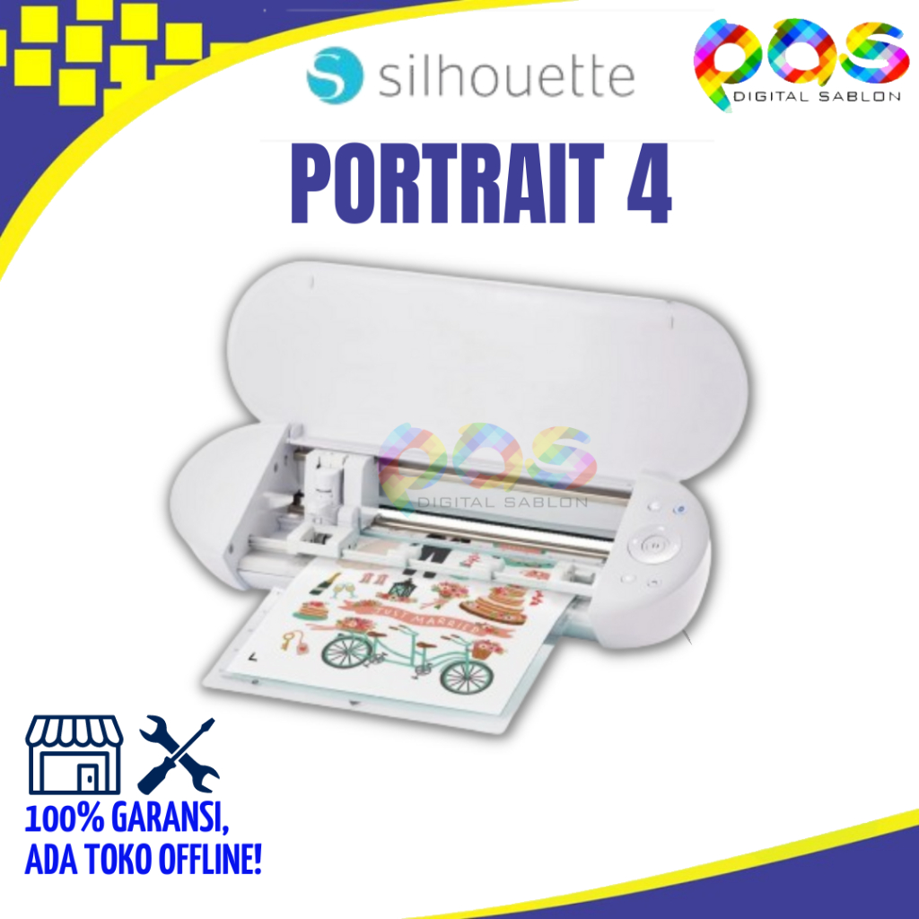 

Mesin Cutting Sticker Silhouette Portrait 4 Autocontour Cut
