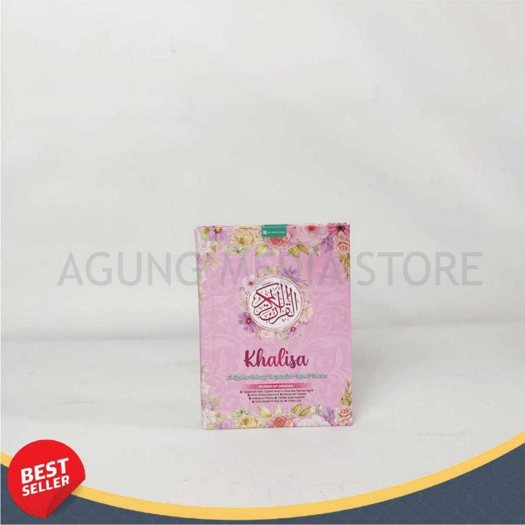 Alqur’an Khalisa Hardcover A6, Qur’an Kecil Terjemah, Alquran Hafalan Mudah, Quran Tajwid Warna Leng