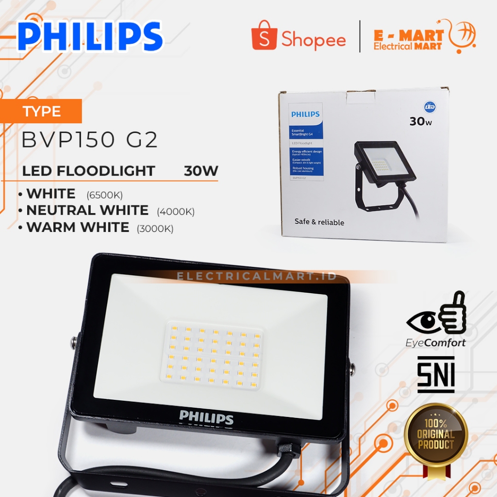 BVP150 G2 Essential SmartBright Lampu Sorot LED 30W