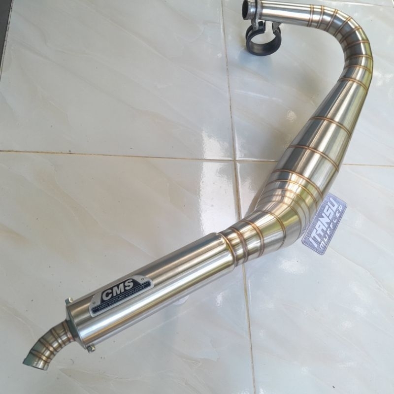 Knalpot Rx King Kolong Cobra Stainlis Cms