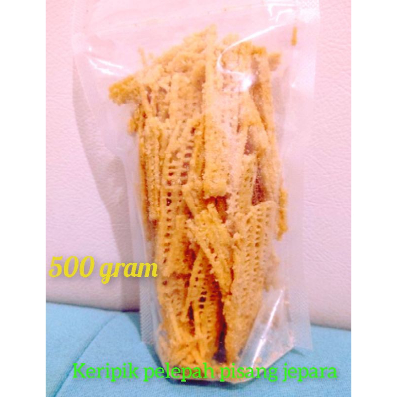 

500 Gram Keripik pelepah/gedebog pisang jepara