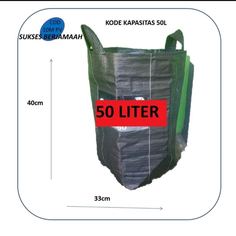 planter bag 50 liter pot tanaman awet