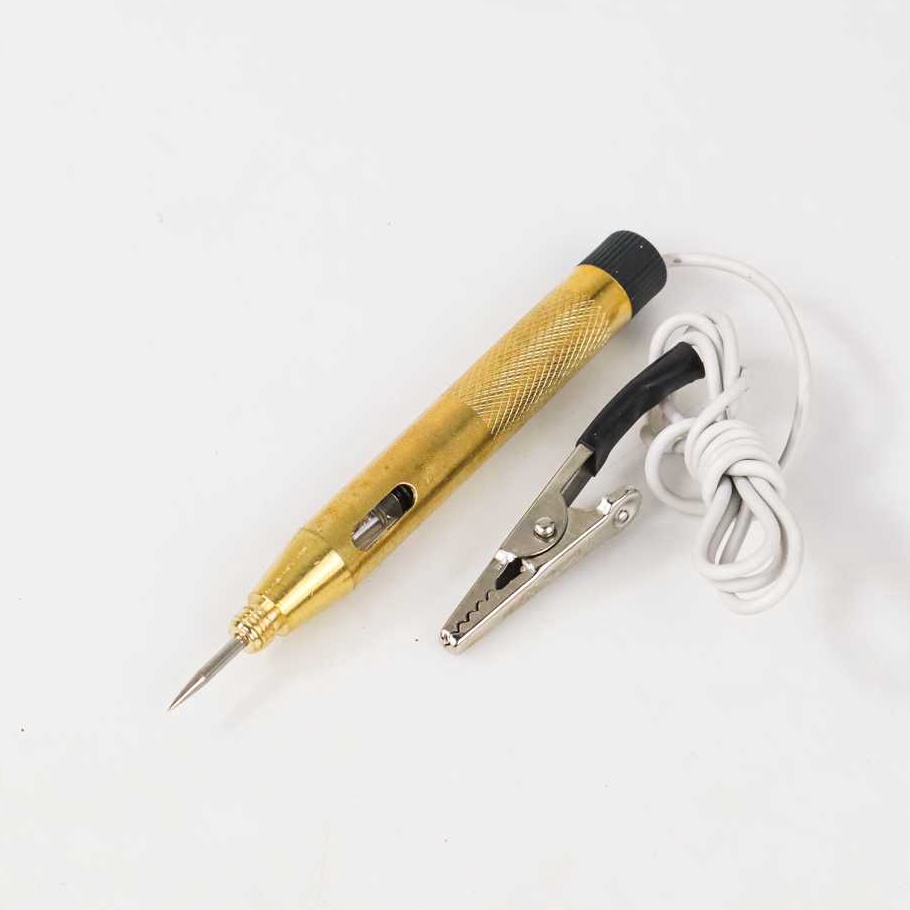 Seller Test Pen Deteksi Arus Listrik Aki Mobil Motor Tespen DC 6V-24V Spark - Tespen Deteksi Aliran 