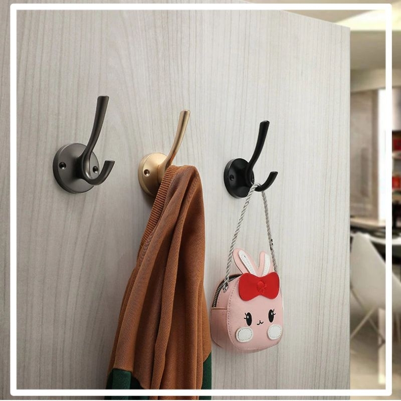 Hook baju / gantungan baju single / hook wall