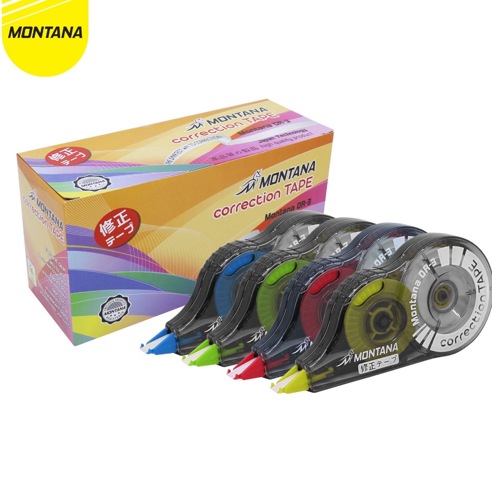 

Best Product Montana Correction Tape / Pita Koreksi OR-3 Murah