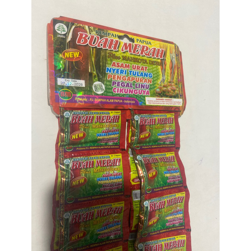 

buah merah kapsul