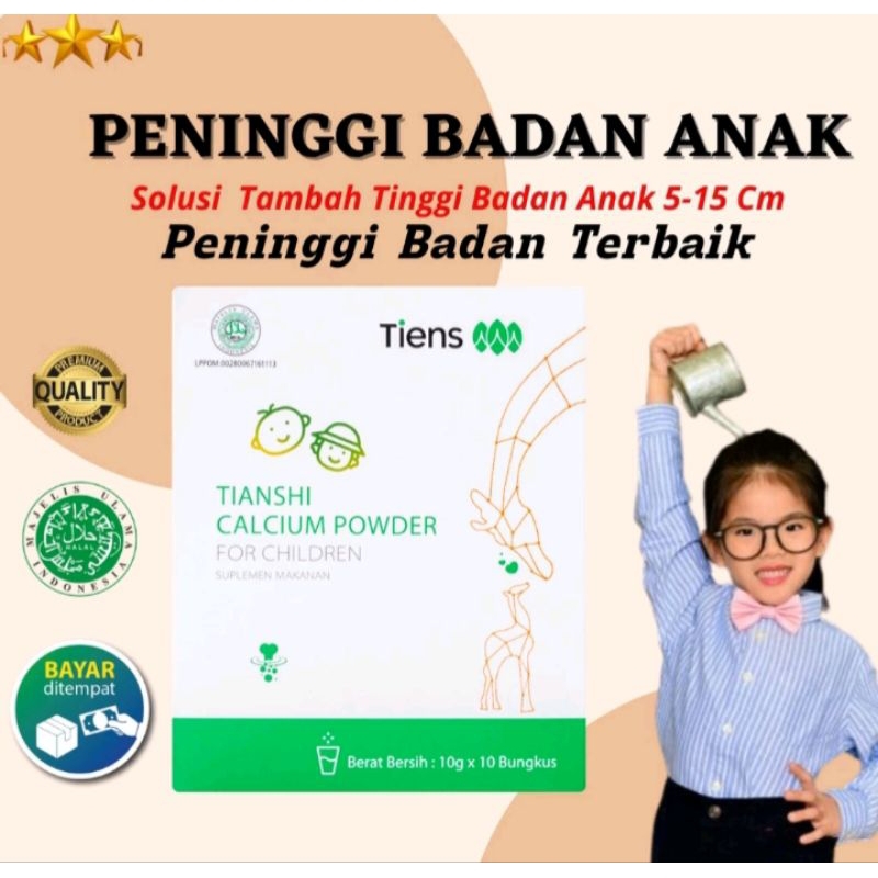 

Calcium Fowder For Children Original Tiens/susu nutrisi Vitamin Anak/ susu