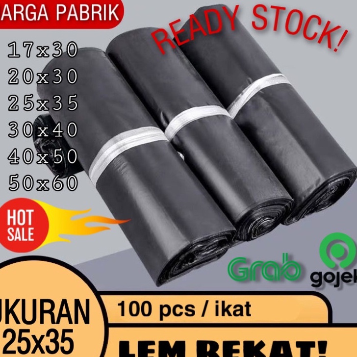 

Terbaru POLYMAILER PLASTIK PACKING ONLINE ukuran 25x35 ISI 100pcs Buruan Beli