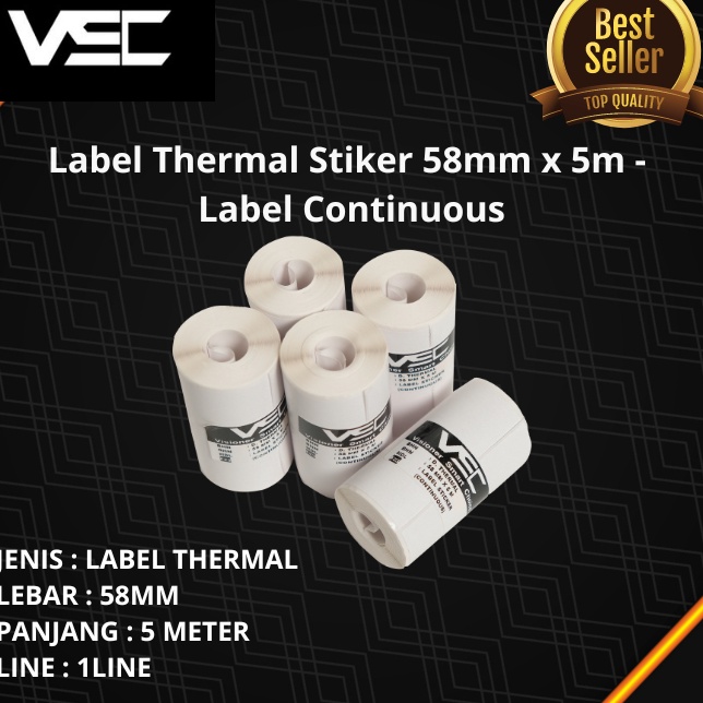 

Terbaru LABEL THERMAL STICKER 58mmx5m-LABEL CONTINUOUS Terkini