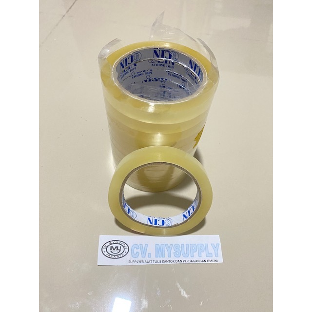 

LAKBAN MURAH BENING 12 MM x 72yard Merk OCIN Kwalitas Daimaru