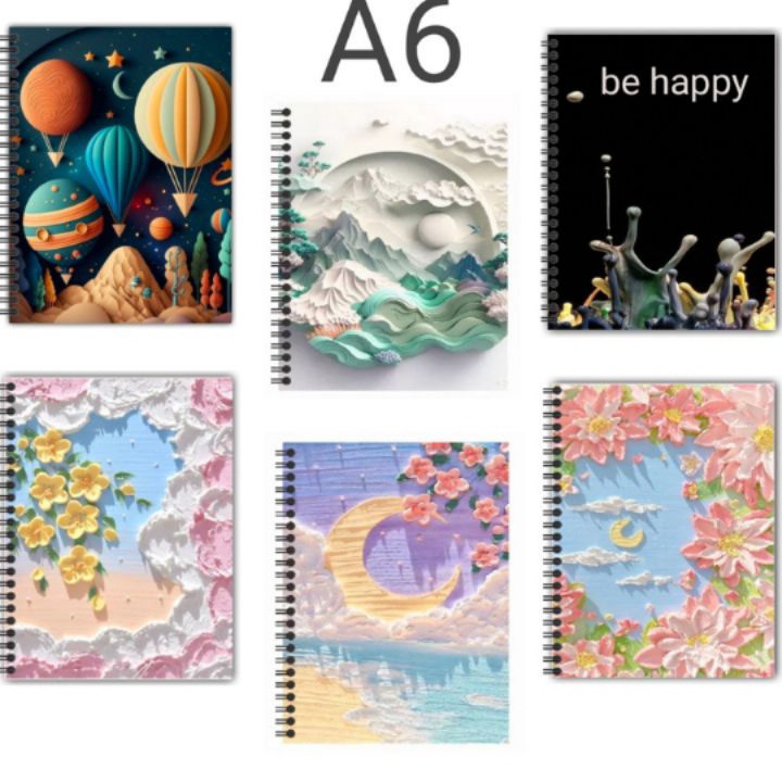 

★★★★★ NOTEBOOK A6/NOTEBOOK JURNAL/BUKU CATATAN DIARY BOOK/GRID,LINE,DOTTED,BLANK Super Promo