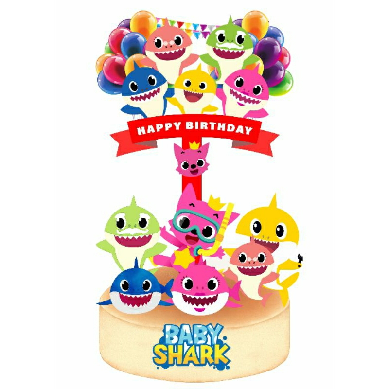 topper baby shark no custom