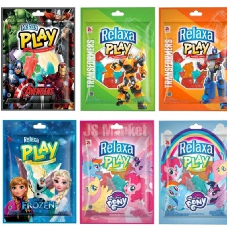 

Relaxa Play Gummy Candy Relaxa Permen Kenyal Lunak 40g