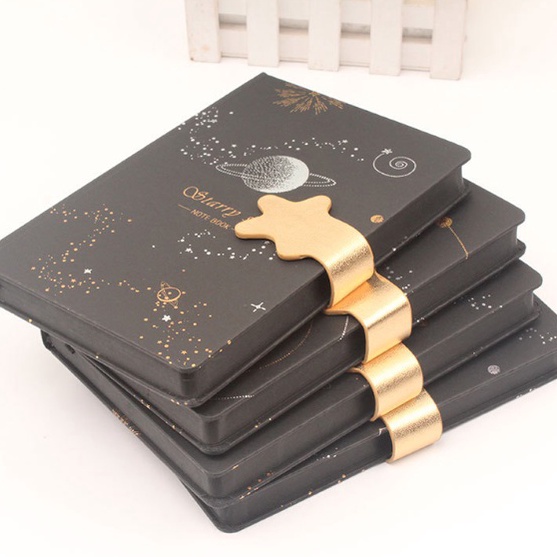 

Buruan Beli Diary Black Starry Sky Gold&Leisure Holiday Super Sale