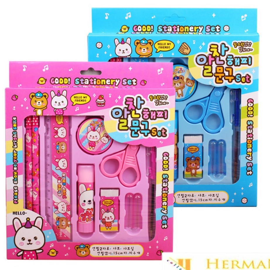 

Pasti Murah HC Paket Alat Tulis set 8in1 Stationery Set Study Set Anak Karakter Set Alat Tulis Anak TK ☍☌✵❂