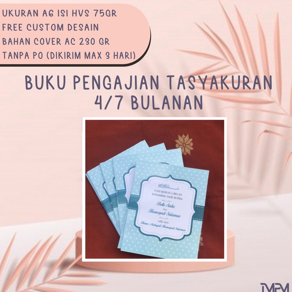 

Model Baru BUKU TASYAKURAN PENGAJIAN 4/7 BULANAN KEHAMILAN