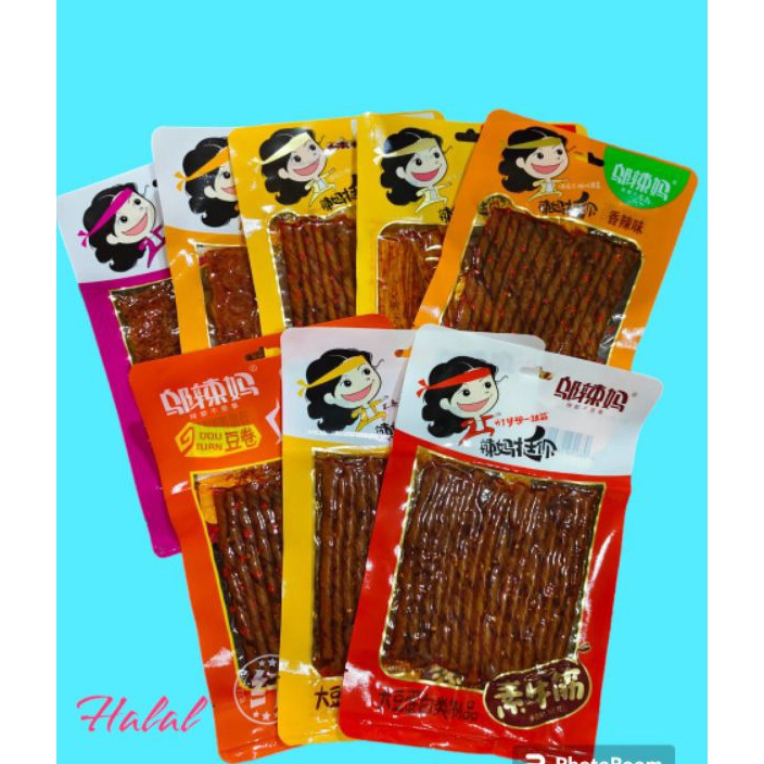 

KODE REH916 Halal Latiao Snack Original Wulama Latiao Tendon