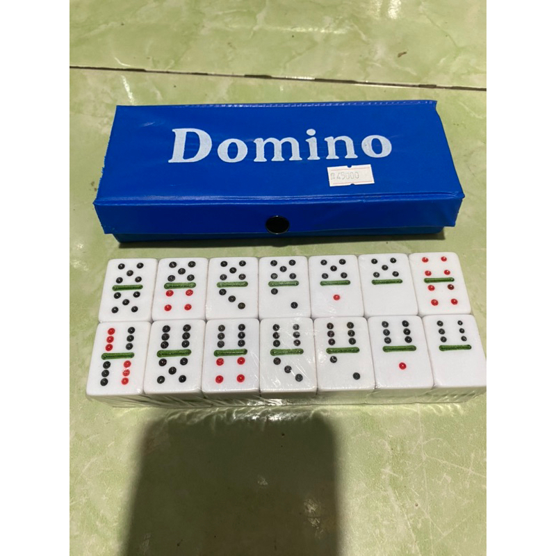 sendy toys mainan gaplek batu + tas domino