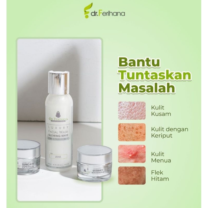 12.12 dr Ferihana PAKET ANTI FLEK & KERIPUT - LUXURY GLOWING DIAMOND sarasdrferihanacosmetics