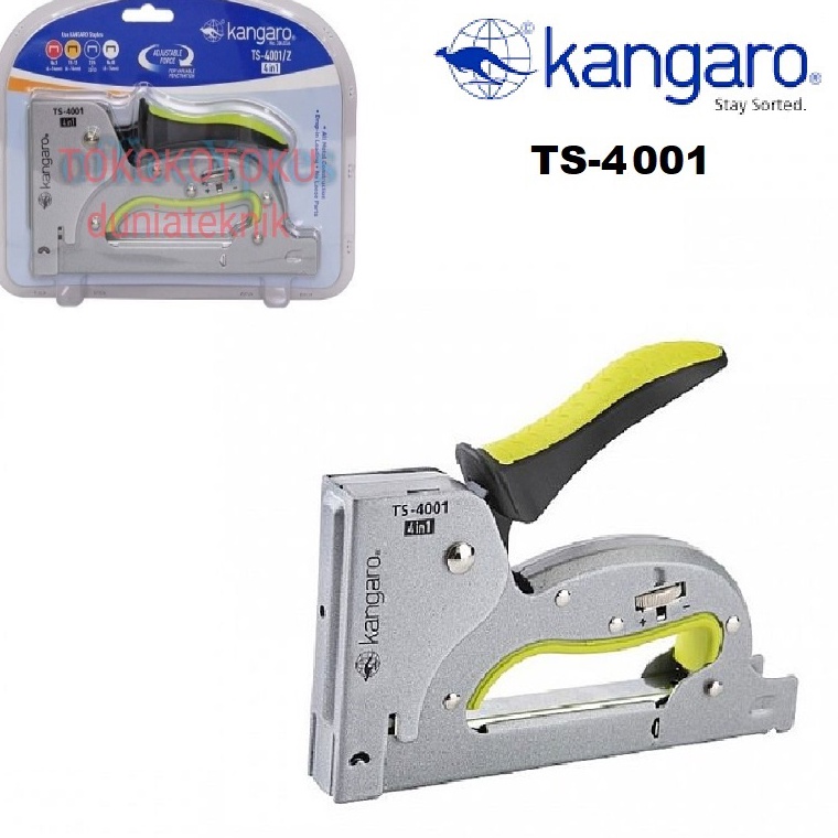 

YMAER Gun Tacker Alat Staples Tembak 4in1 / Stapler Kangaro TS-4001| TS4001 70wol