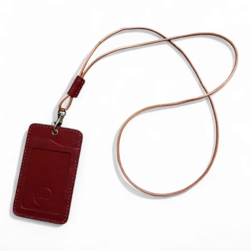 

TUQ Dade Maroon - Id Card Holder Kulit Asli