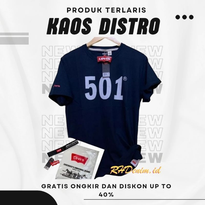 Kaos Pria Lengan Pendek, Kaos Distro Terbaik Baju Kaos 501 Baju Katun