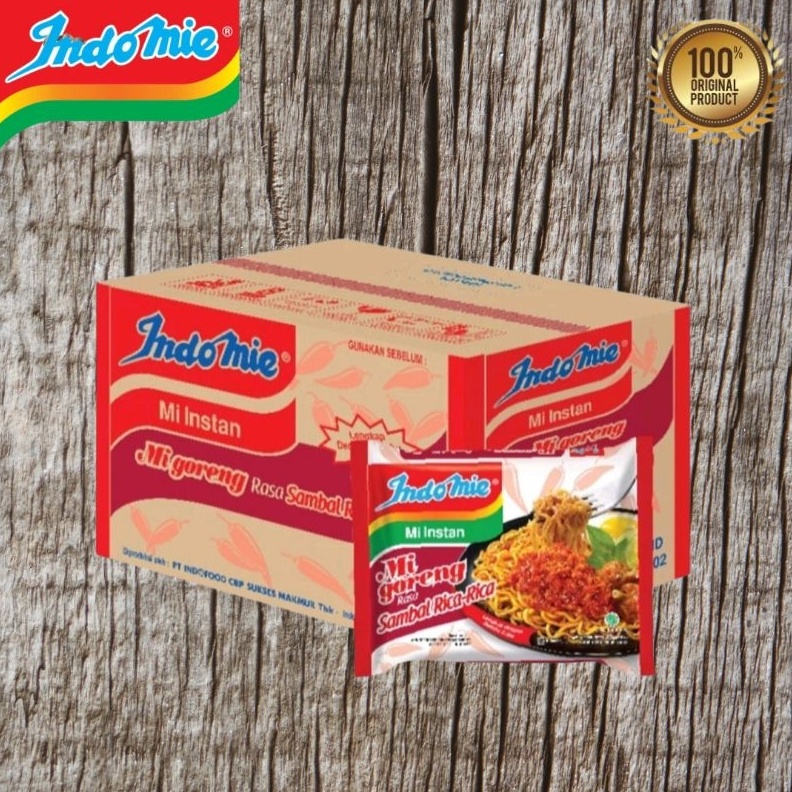 

Terbaru 12.12 1 Dus Isi 40 Pcs | Indomie Goreng sambal Rica-rica 