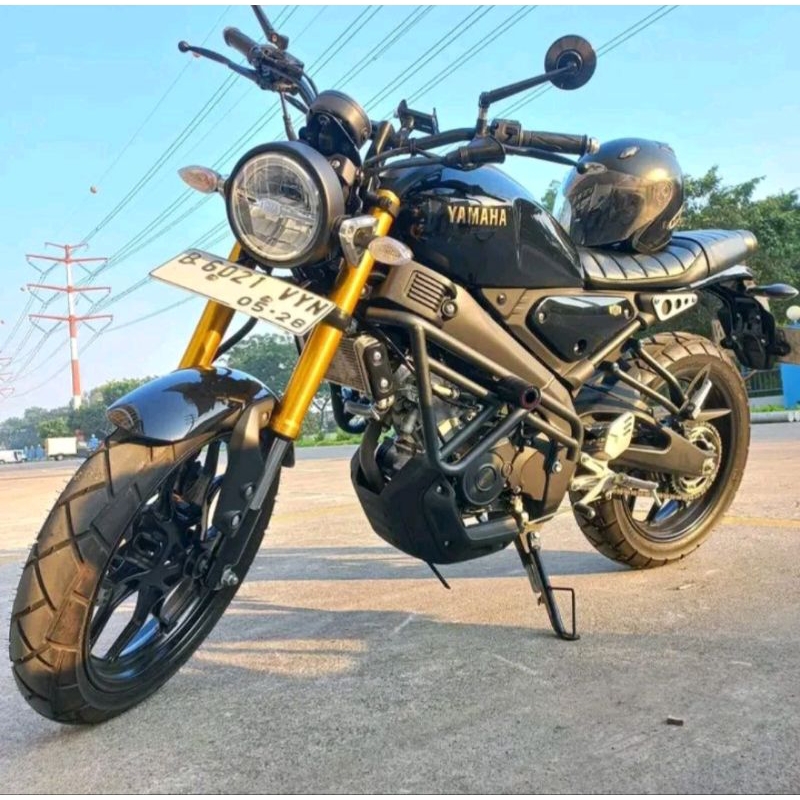 CRASHBAR XSR 155 / TUBULAR YAMAHA XSR155 KOMPLIT TINGGAL PASANG PLUG AND PLAY