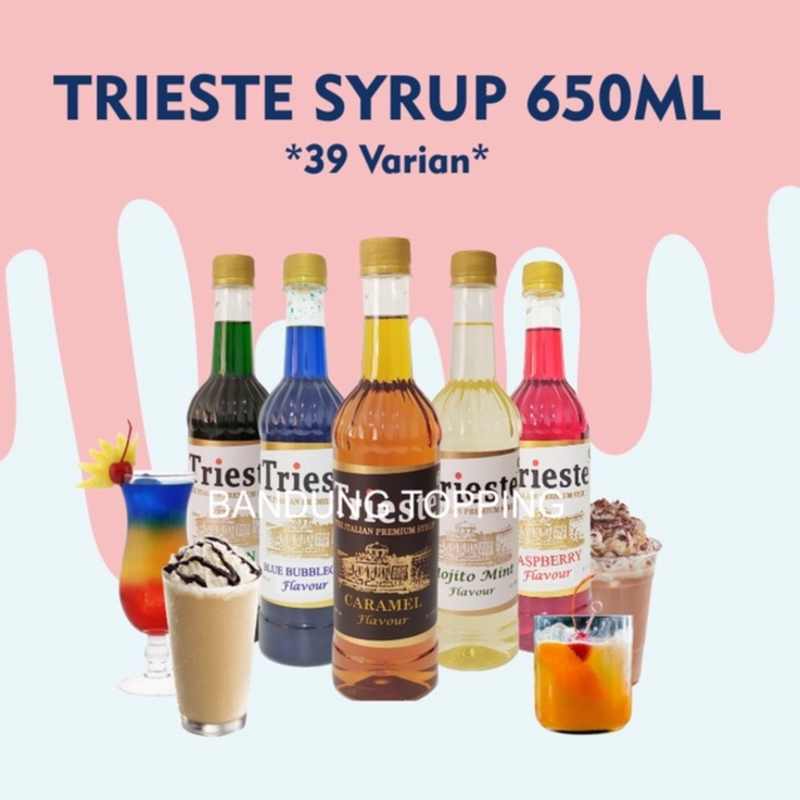 

ZD3480 Trieste italian syrup variant rasa premium 650ml ➳Ready