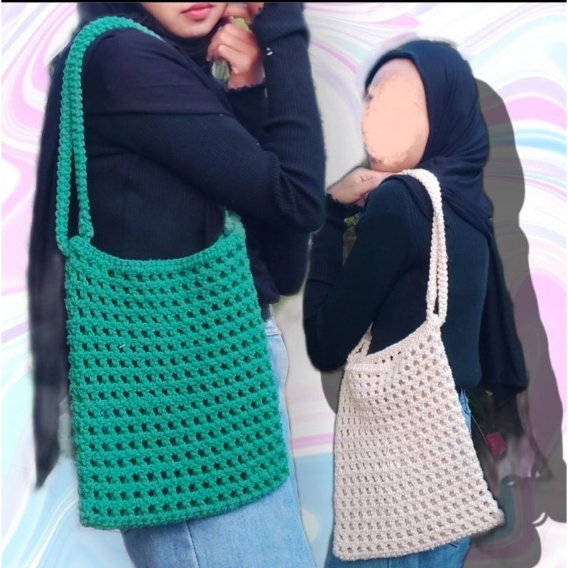 Flat Net Bag Crochet