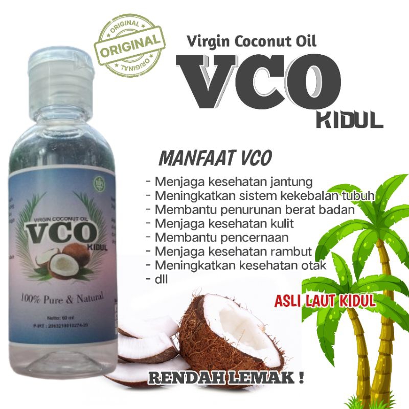 

VCO (MINYAK KELAPA MURNI) 60 ml ASLI Pantai Selatan