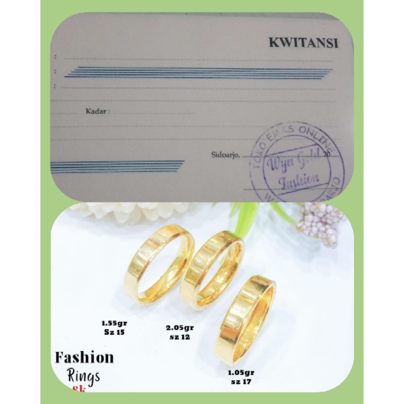 

kwitansi angsuran cincin polos 8k 2,05