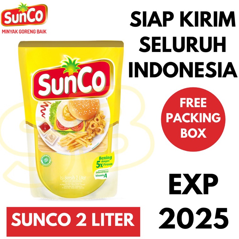 

95 (Semarang) Minyak Goreng SunCo 2 LT Stok Banyak (⌒
