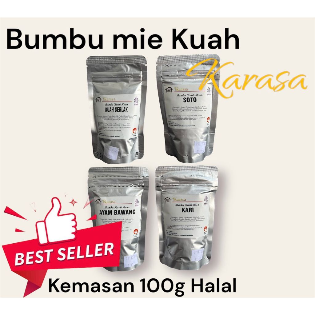 

Bumbu mie kuah rasa indomie 100g