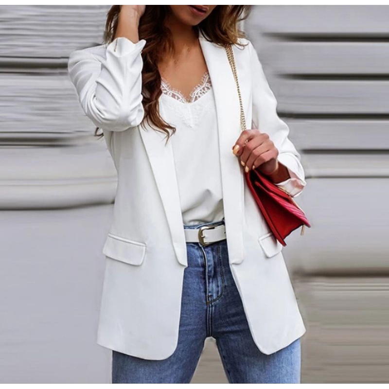 Blazer Wanita/ Jas Kerja Wanita/ Jas Merah Wanita/ Blazer Formal Wanita