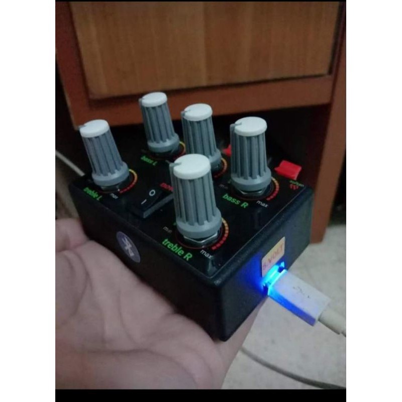 12.12 FLASH SALE ampli mini 5volt bluetooth super bass dan treble gas 