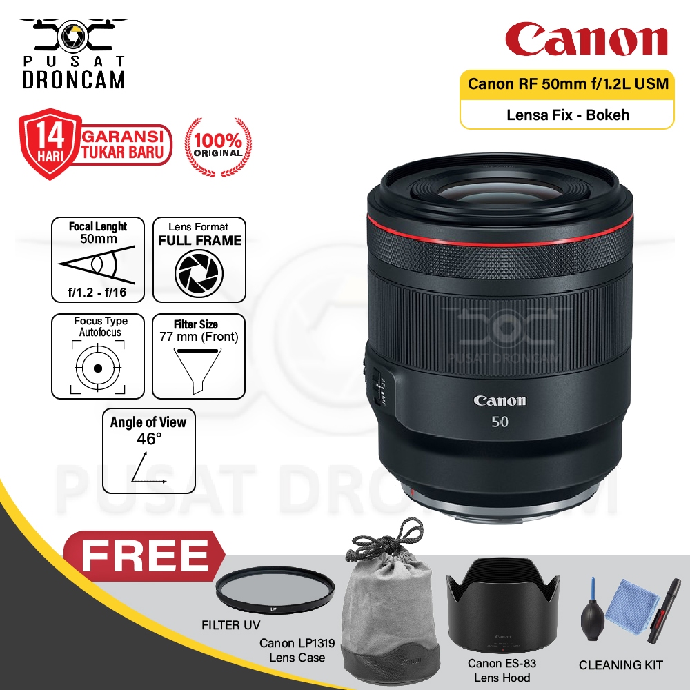 Canon RF 50mm f1.2L USM Lens Fix Bokeh 50 mm f1.2 L USM