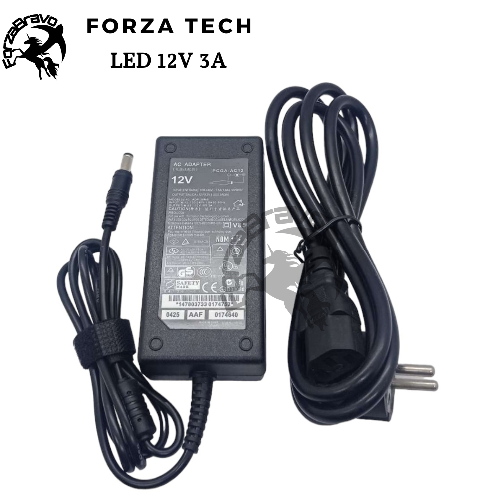 Charger Adaptor TOSHIBA TV LED 24 INCH 24L1600VJ 24L2600VJ 12V-3A ORI