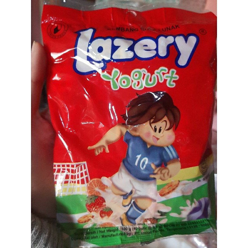 

1 ZAK PERMEN LAZERY YOGURT 100 gram PERMEN SUGUS MURAH